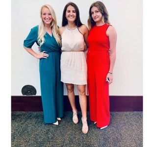 Emerald green maxi jumper suit - gorgeous great feel